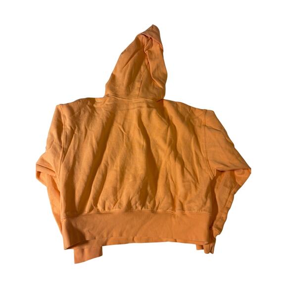 Old Navy medium yellow Be Kind crop hoodie like new - Picture 2 of 4